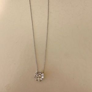 Swarvoski Crystal and Sterling Silver Necklace